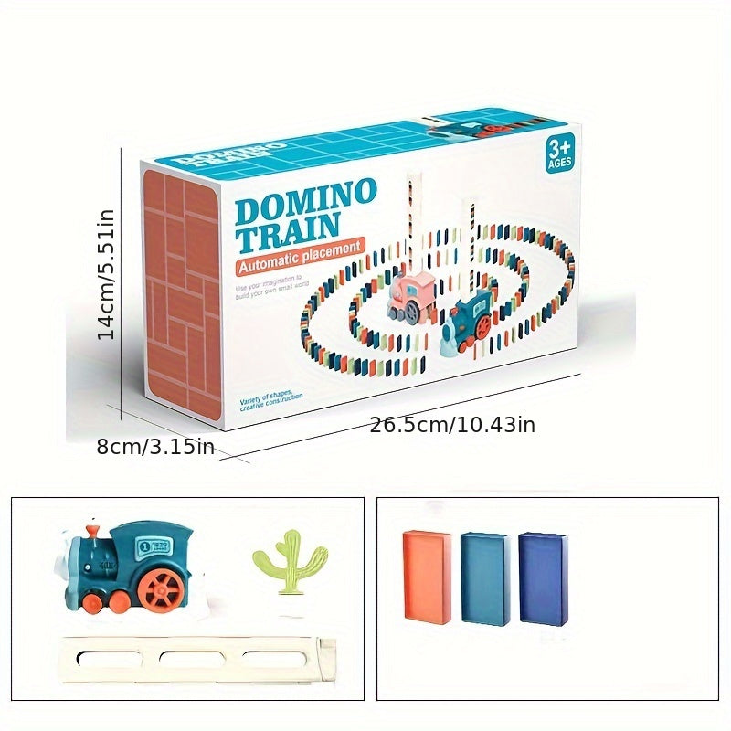 Domino Mini -Zug Automatische Bausteine ​​Spielzeugauto - Zypern