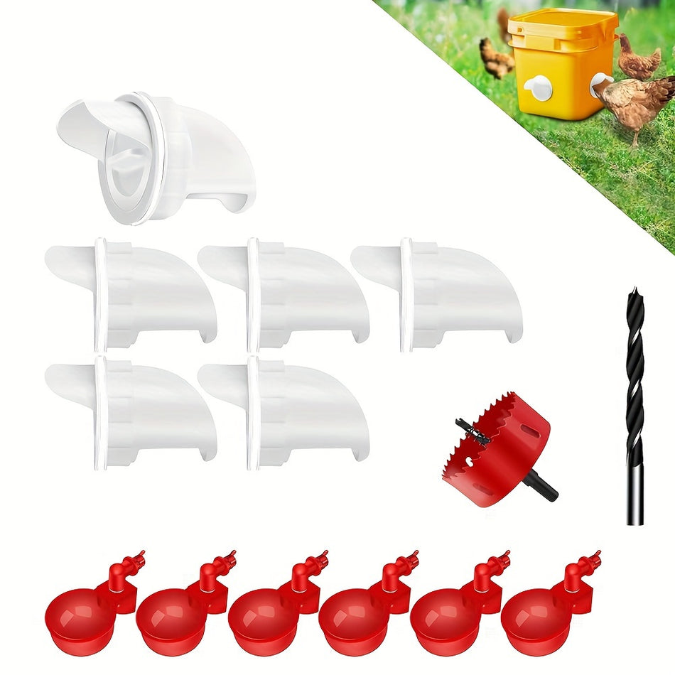 Automatic Chicken Feeder & Waterer Kit mit No-Taste Design