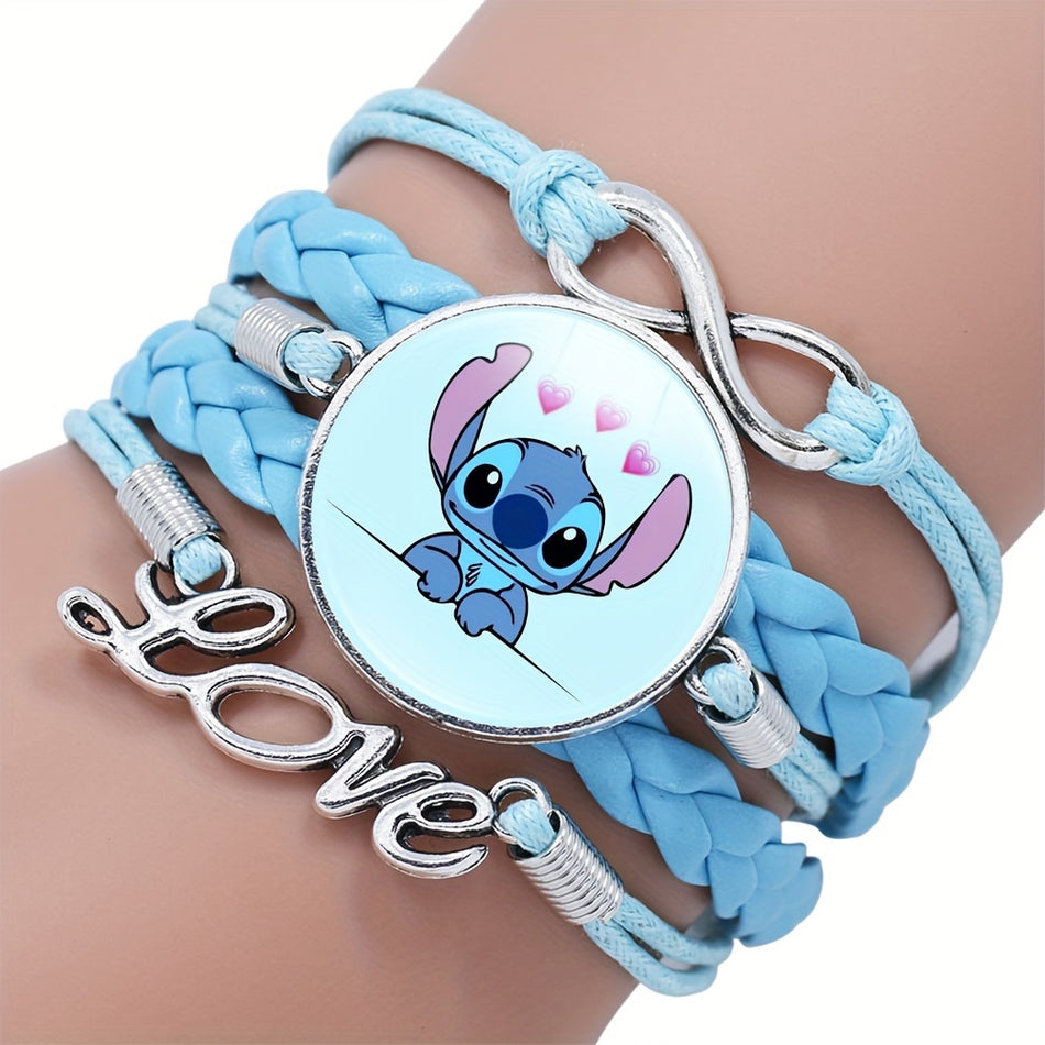 🔵 Mesuca Lilo & Stitch Anime Figures Bracelet