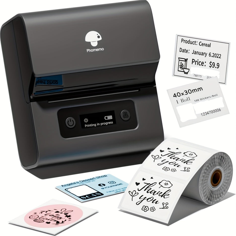 Phomemo M221 Portable Label Printer - Wireless, Fast Printing, Versatile for Business & Personal Use - Cyprus