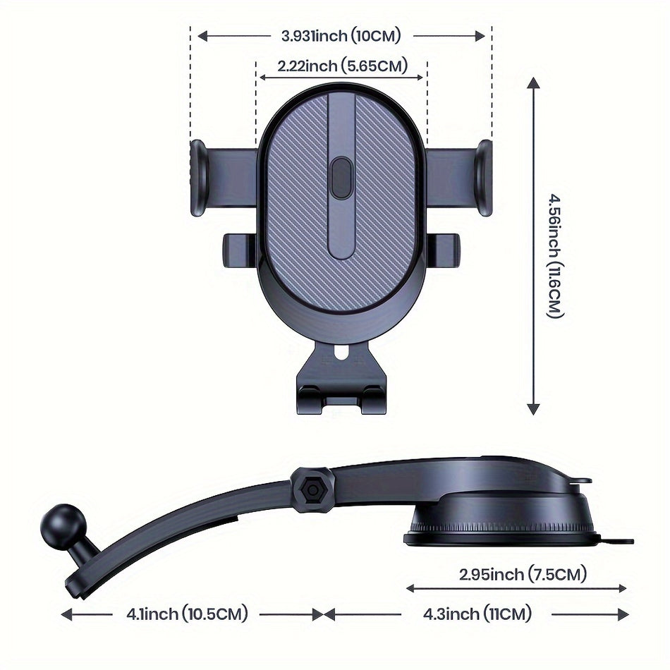 Topk Car Phone Holder Mount: Secure & Waterproof Dashboard Mount