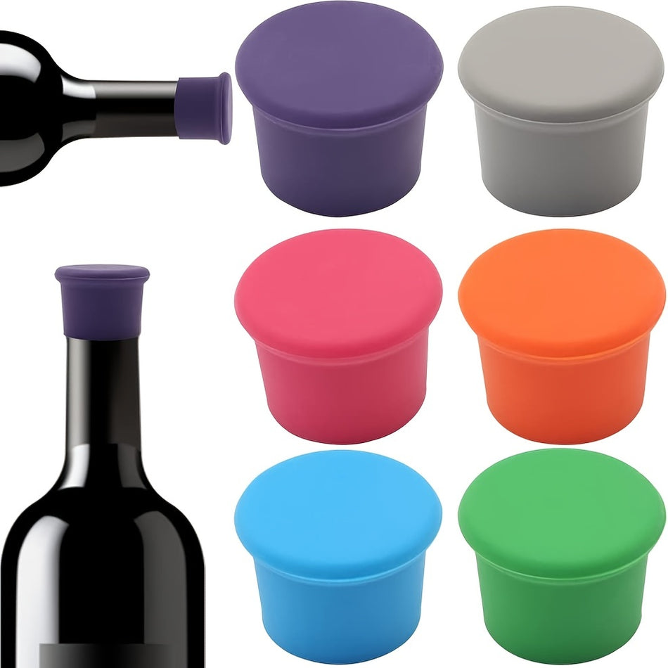 Cyprus Silicone Wine Stoppers & Beer Bottle Caps - Set of 3