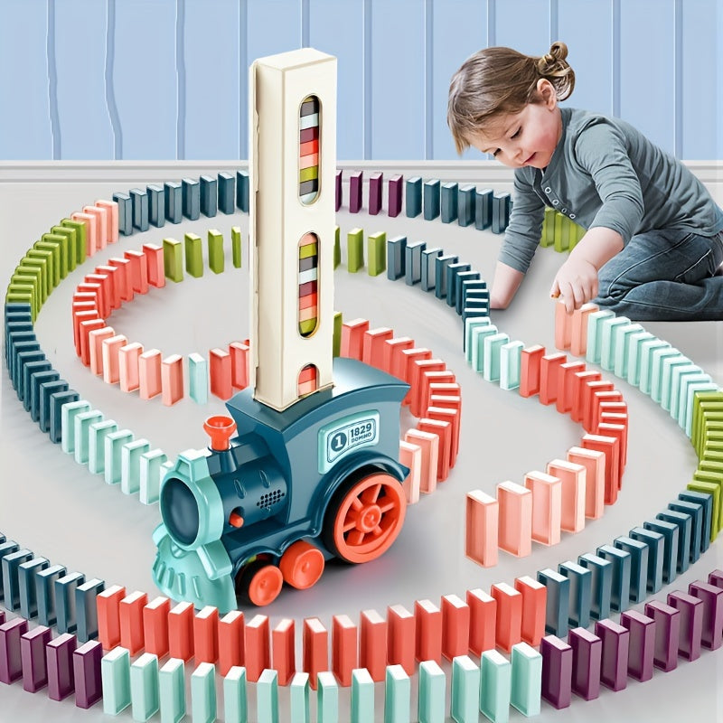 Domino Mini Train Automatic Building Blocks Toy Car - Κύπρο