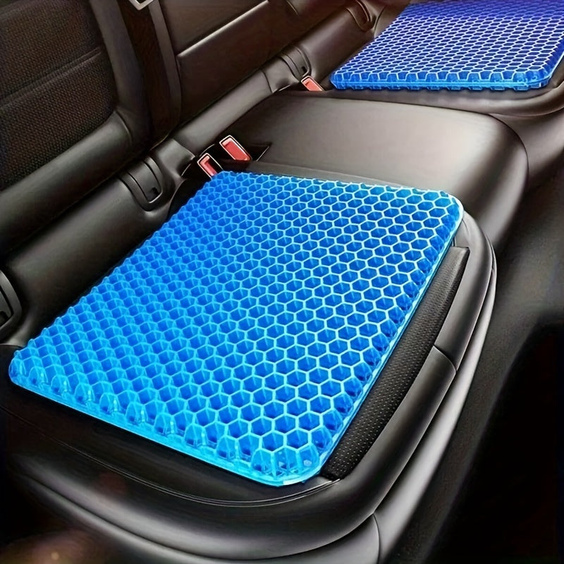 Breathable Cooling Gel Car Seat Cushion - Soft TPR with Honeycomb Design Gel Seat Cushion Car Seat Cooling Pad - Cyprus