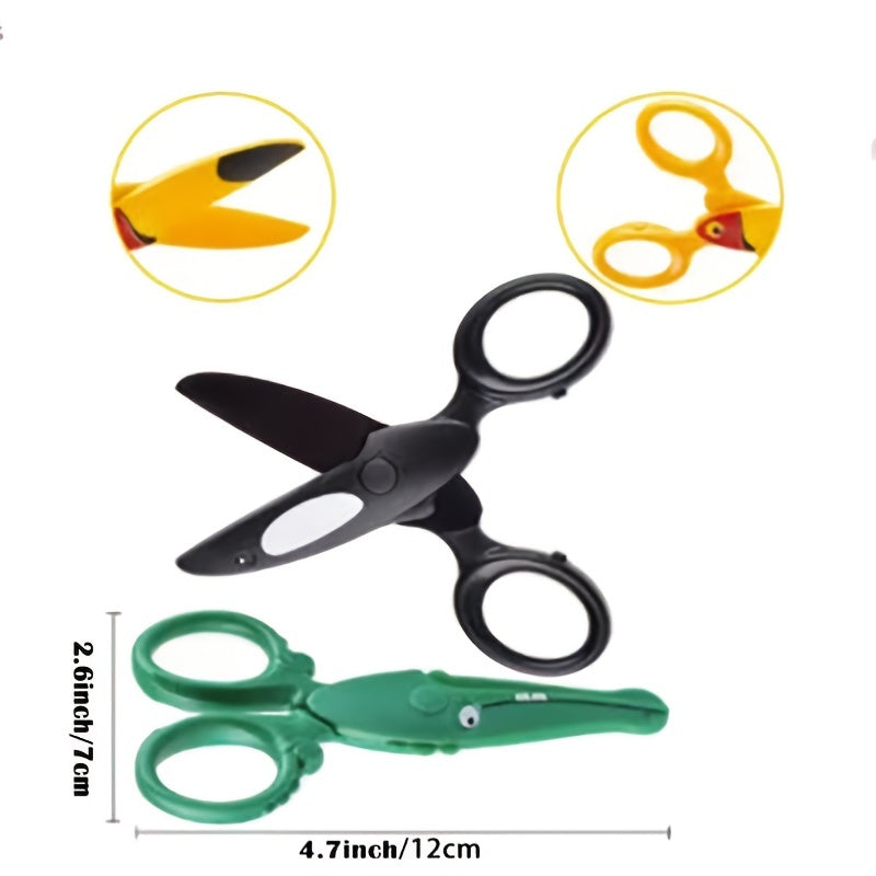 Cute Animal-shaped Kids Safety Scissors - Cyprus