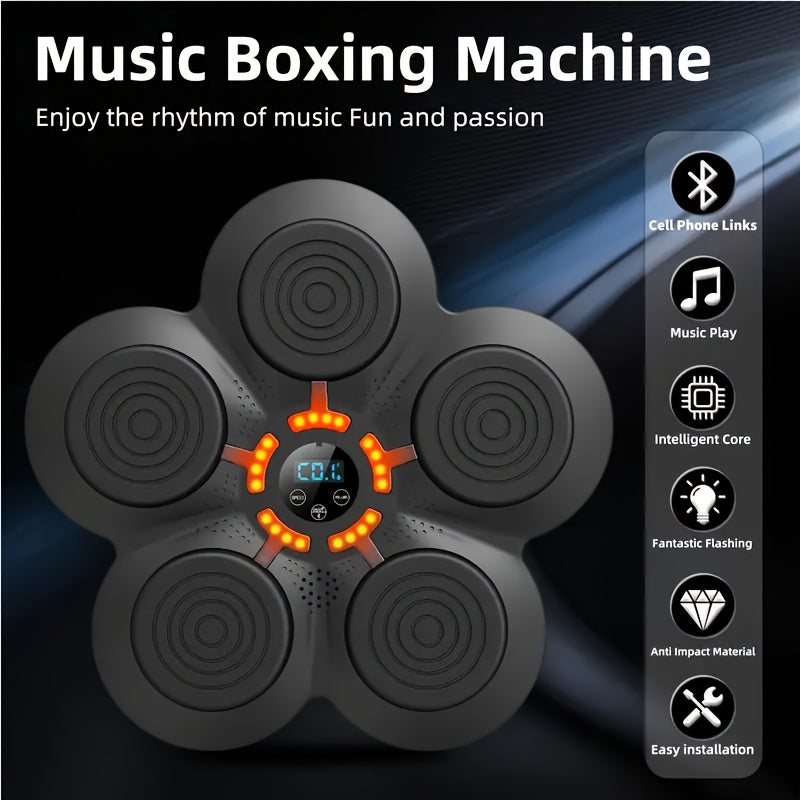 Machine de boxe de musique à hauteur réglable créative pour l'entraînement à la vitesse agile