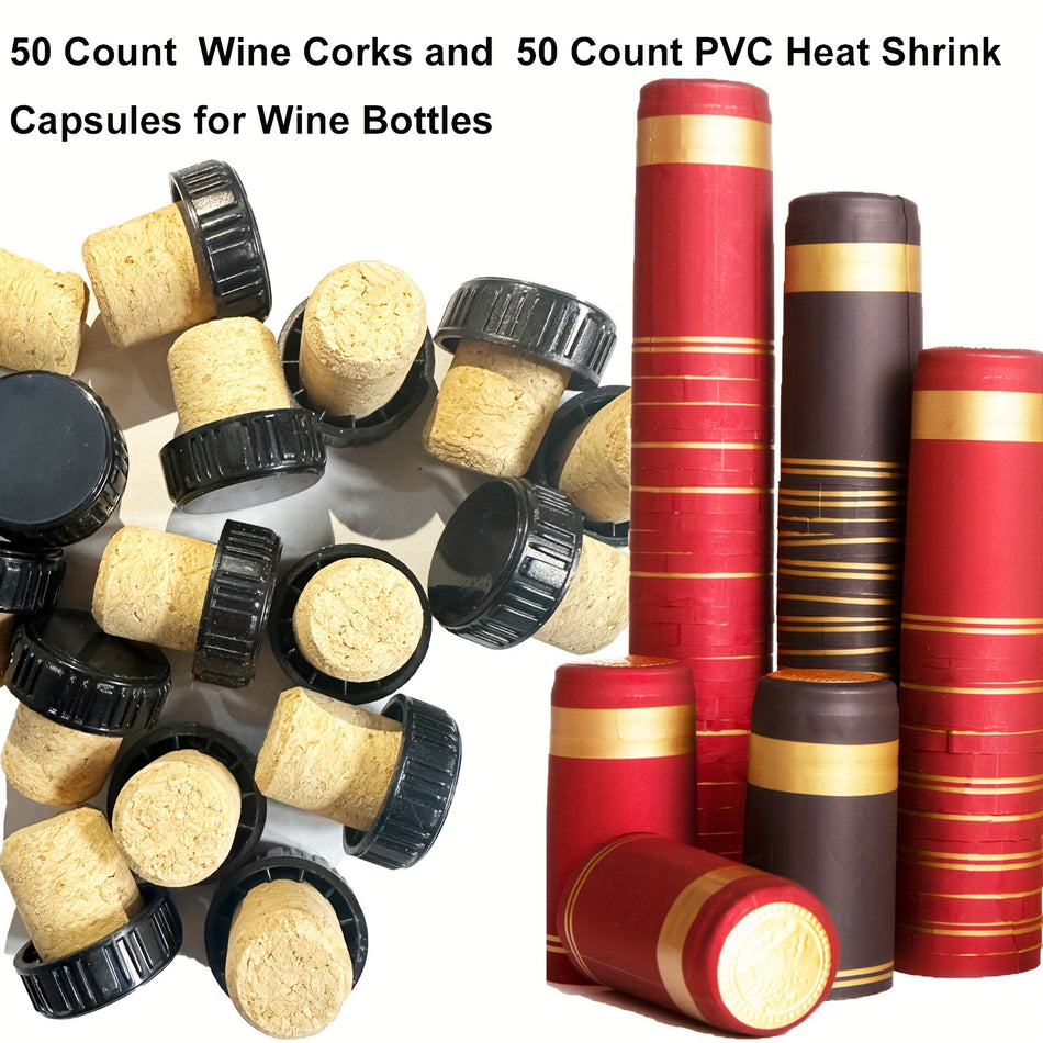 Zhanghome Wine Bottle Corks, Sopppers & Seals Set - Кипр