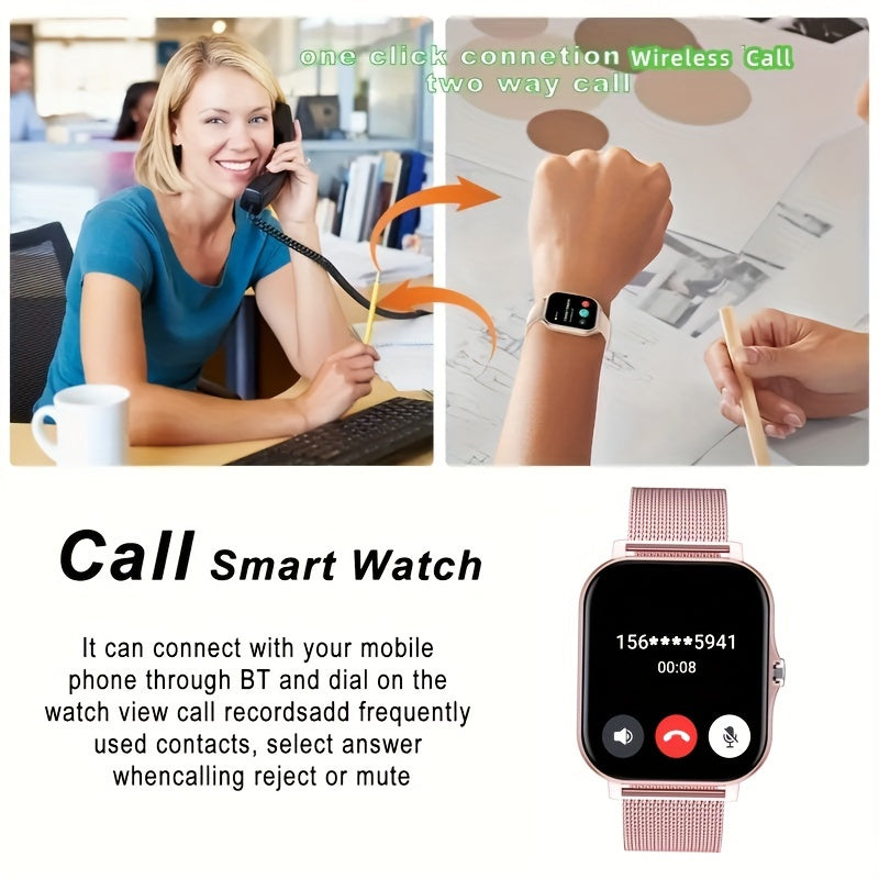 Touchscreen Smartwatch with Wireless Calling & AI Voice Assistant - Cyprus