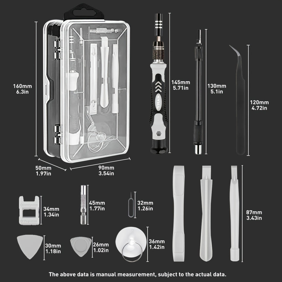 117 1 hassas tornavida setinde, Elektronik Manyetik Onarım Aracı Kiti, onarım bilgisayarı, iPhone, PC, Cep Telefonu, Dizüstü Bilgisayar, Anahtar, PS4, Oyun Konsolu, İzle, Gözlük vb.