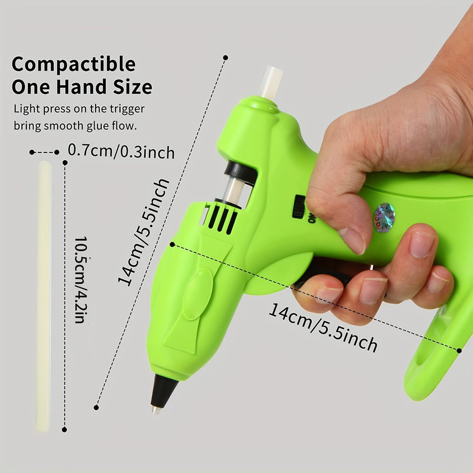 Cordless Hot Melt Glue Gun Kit with 30 Mini Glue Sticks - Cyprus