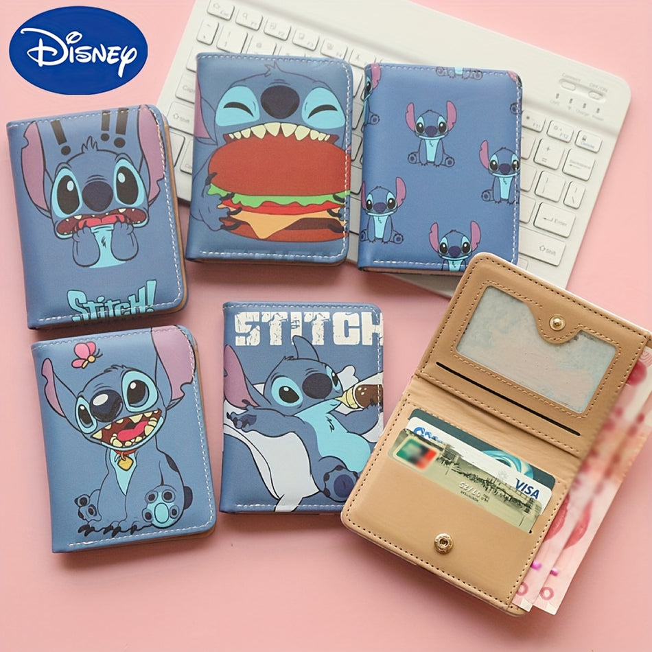 Stitch Coin Purse with Multiple Card Slots & Zip Closure - Cyprus