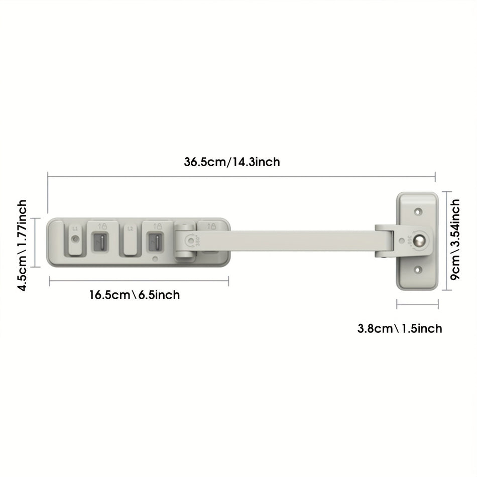 Looktosee Child Protection Window Safety Lock - Keep Your Child Safe from Window Accidents!