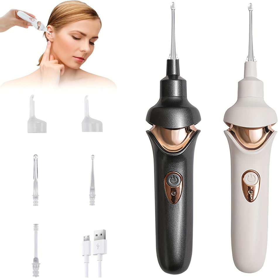 AWARM Electric Ear Wax Vacuum Cleaner with Light & USB Charging