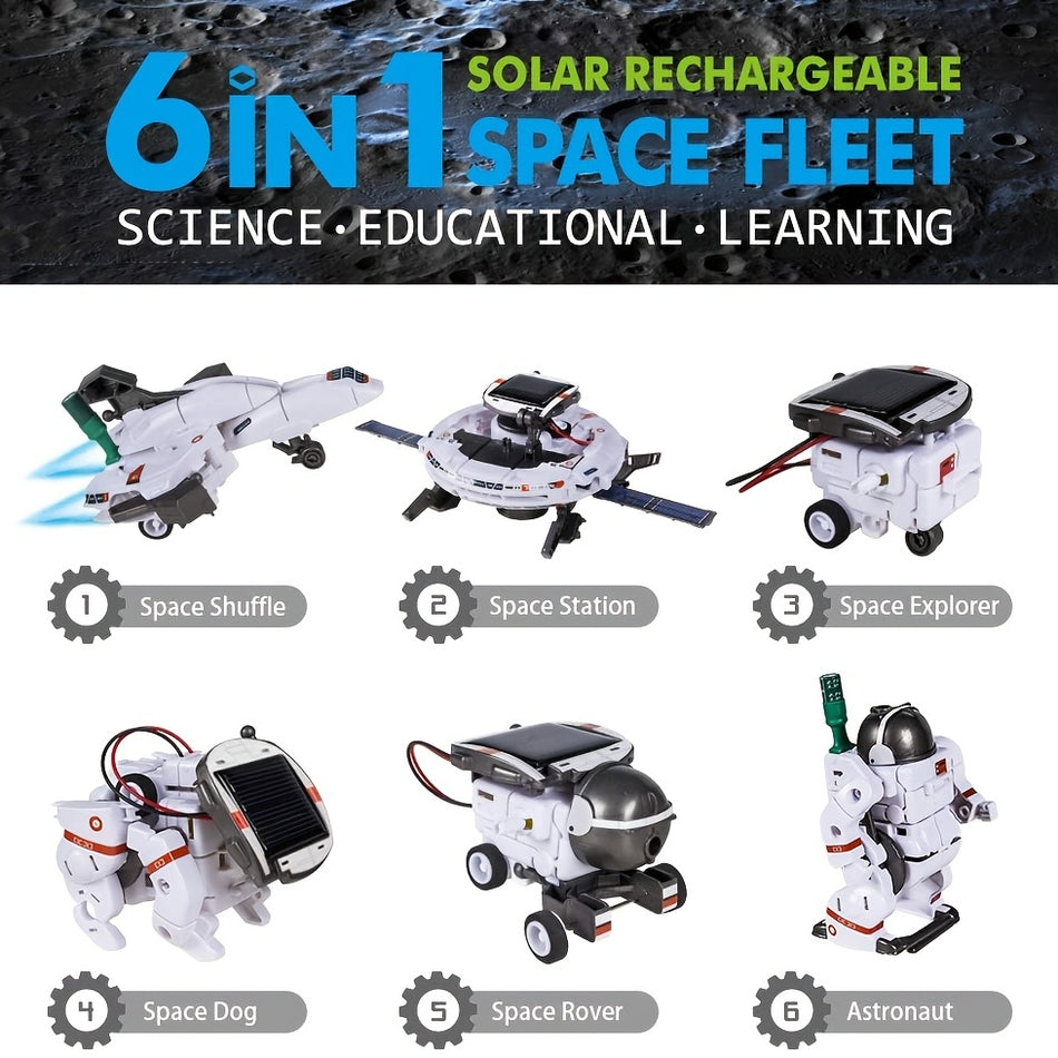 6-in-1 STEM Solar Robot Kit for Kids Aged 8 to 13 - Cyprus