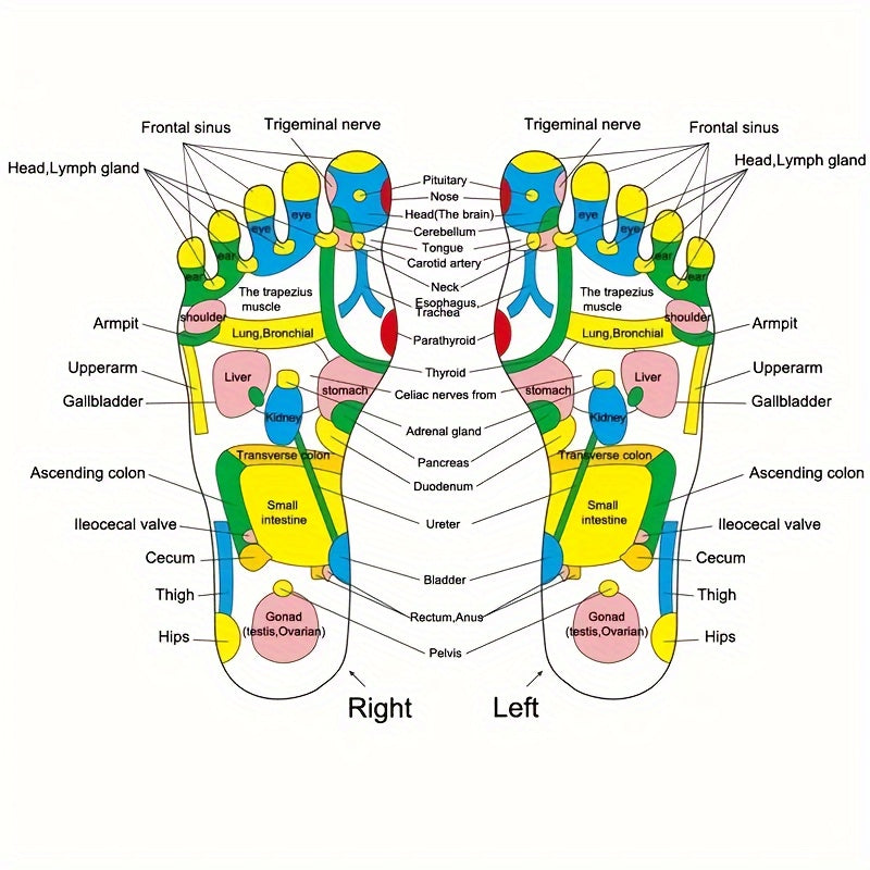 Nicht ansässige Kieselsteine ​​Stone Road Foot Massage Matte - Zypern