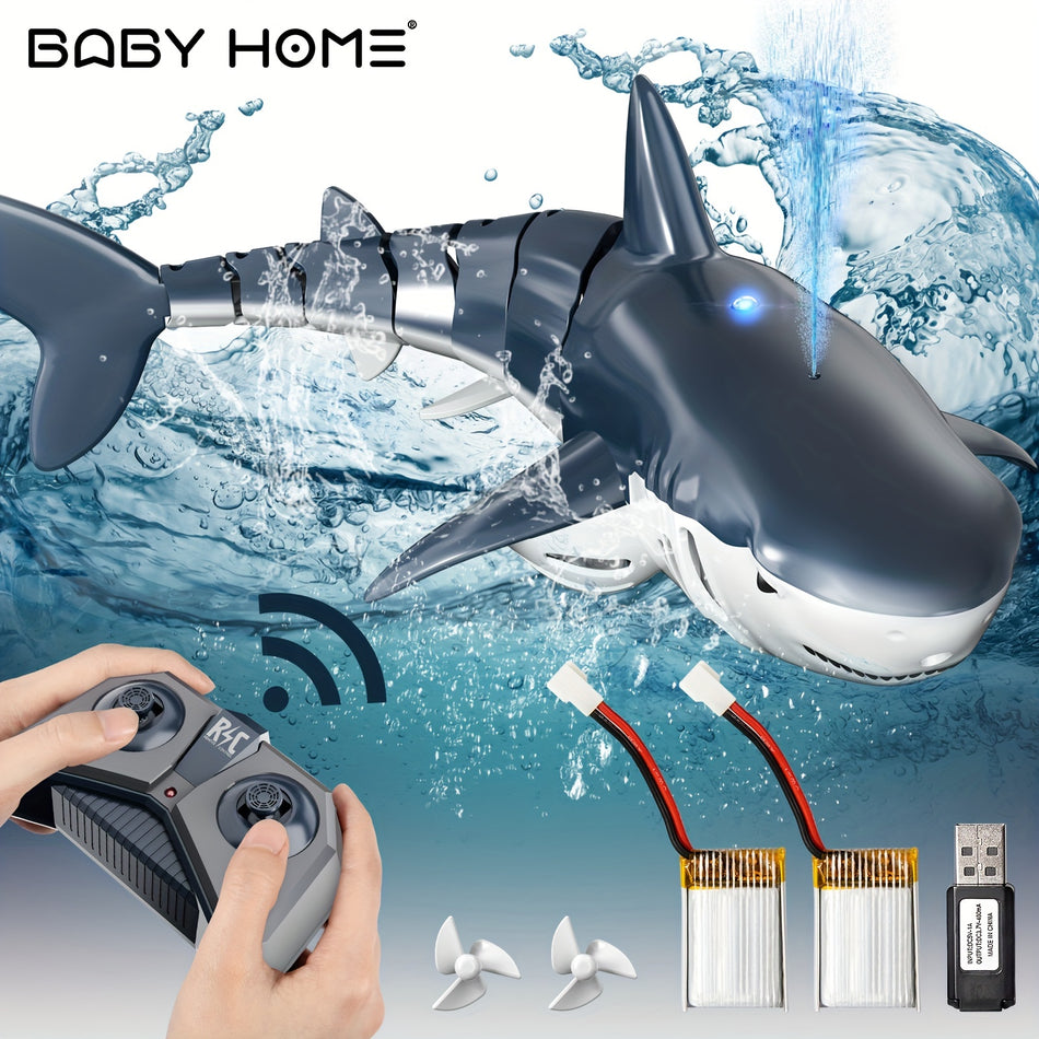 Remote Control Shark 1:18 High Simulation Scale Fish - Fun Water Toy for Kids - BABYHOME - Cyprus