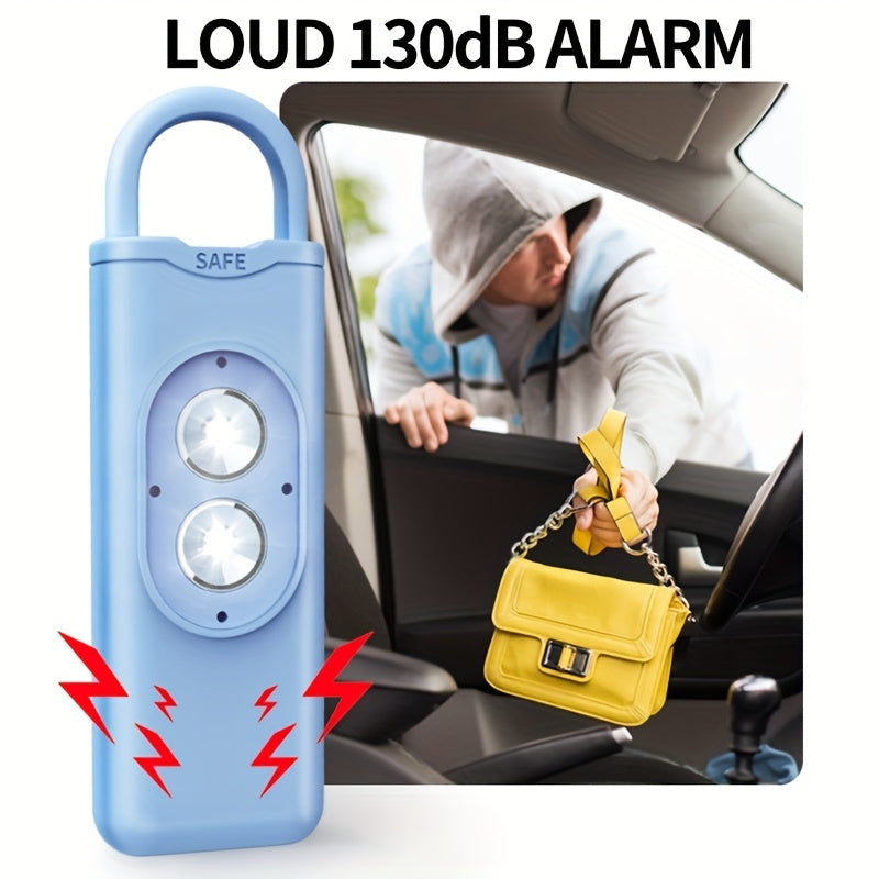 Dual LED Personal Safety Alarm 130dB Self Defense Siren Keychain Alarm - Cyprus