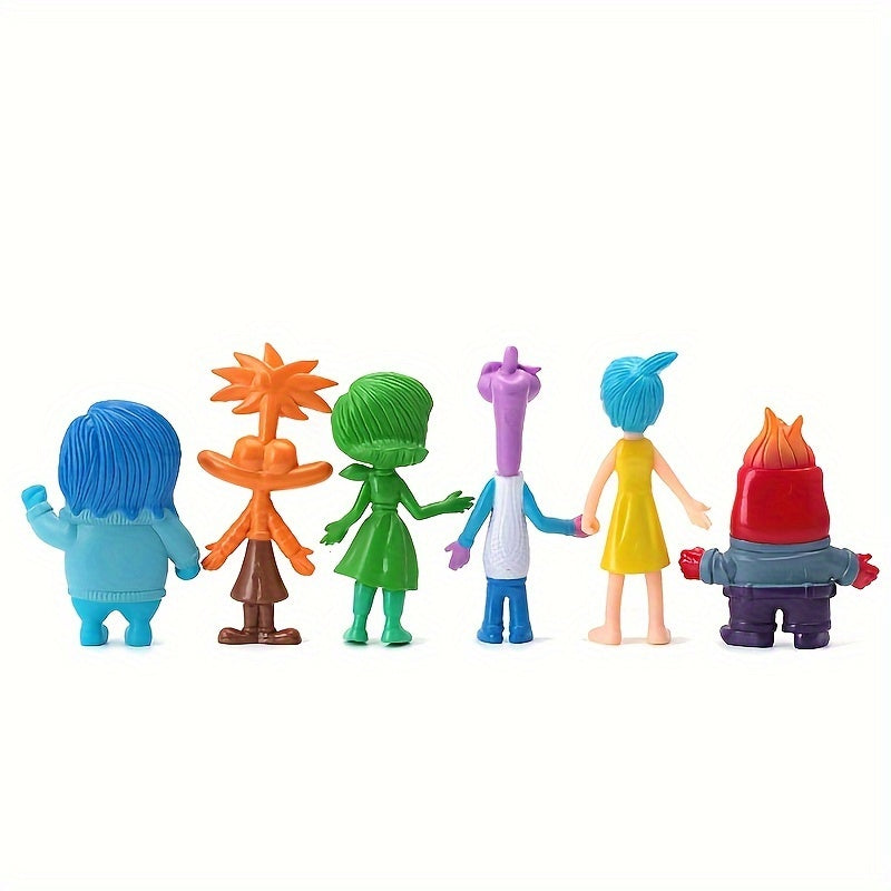 Inside Out 6-Piece PVC Action Figure Set - Home & Party Decor Toy Story Party Decorations - Cyprus