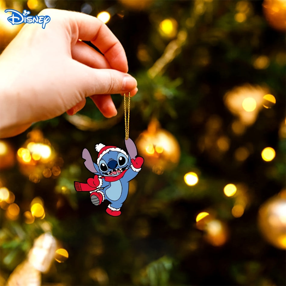 Stitch Akrilik Noel süsü - canlı günlük dekor, pil gerekmez - Kıbrıs