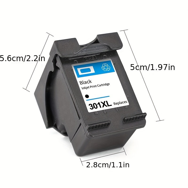 JANMORE Remanufactured Ink Cartridge for HP 301 301XL - Cyprus