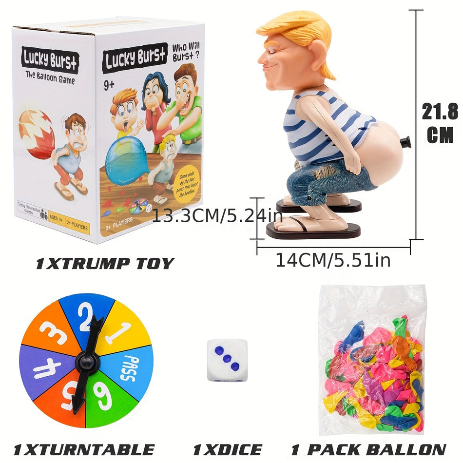 Farting Man Balloon Game Creative Toy - Stress Relief & Party Game - Cyprus