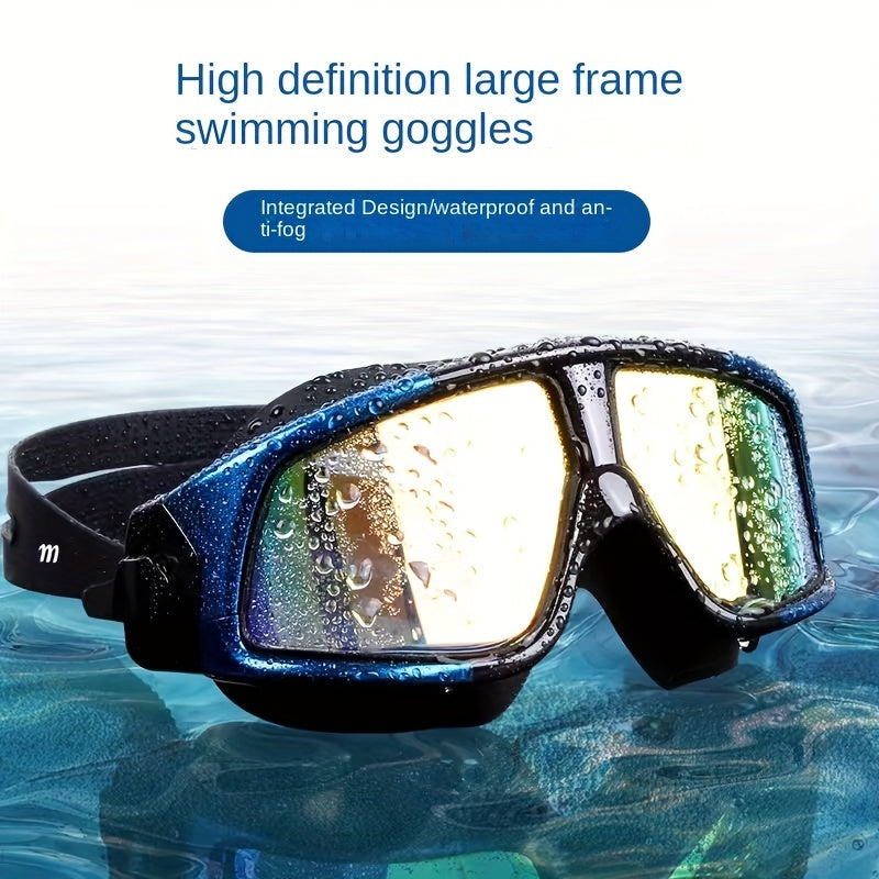 Electroplated Silicone Swimming Goggles - HD Vision, Waterproof and Anti-fog - Cyprus