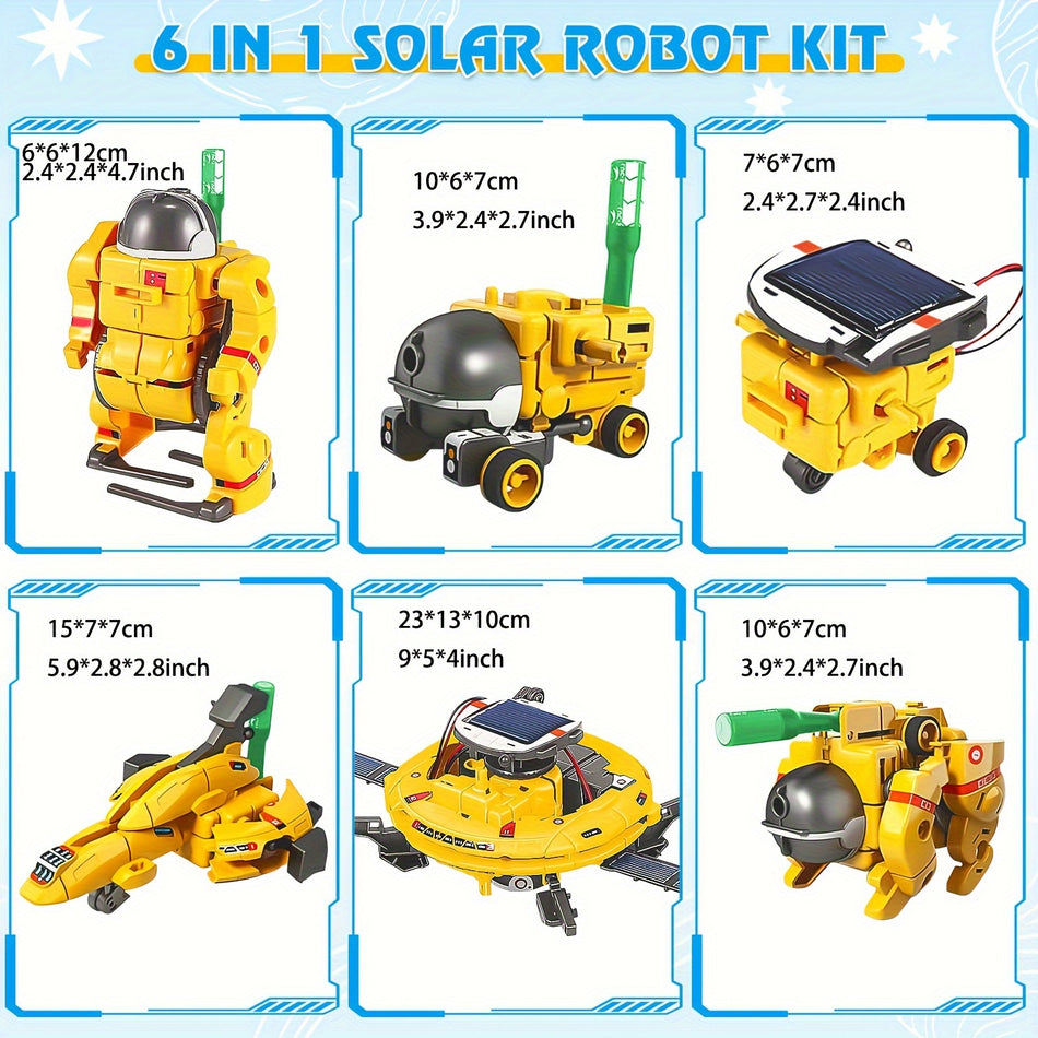 Mayaphilos Six-in-One STEM Solar Robot Kit для детей-Кипр