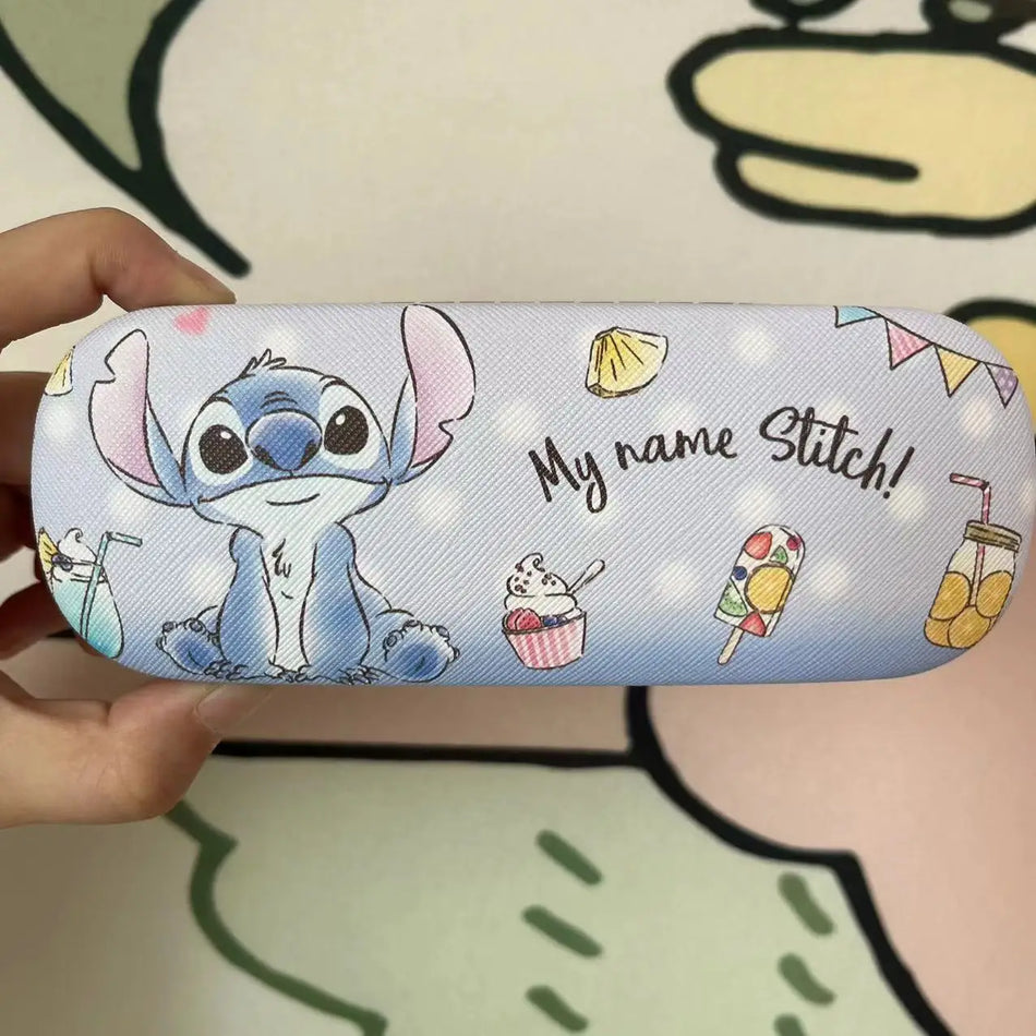 Stitch Printed Glasses Case Holder - Kids Anime Gift - Cyprus