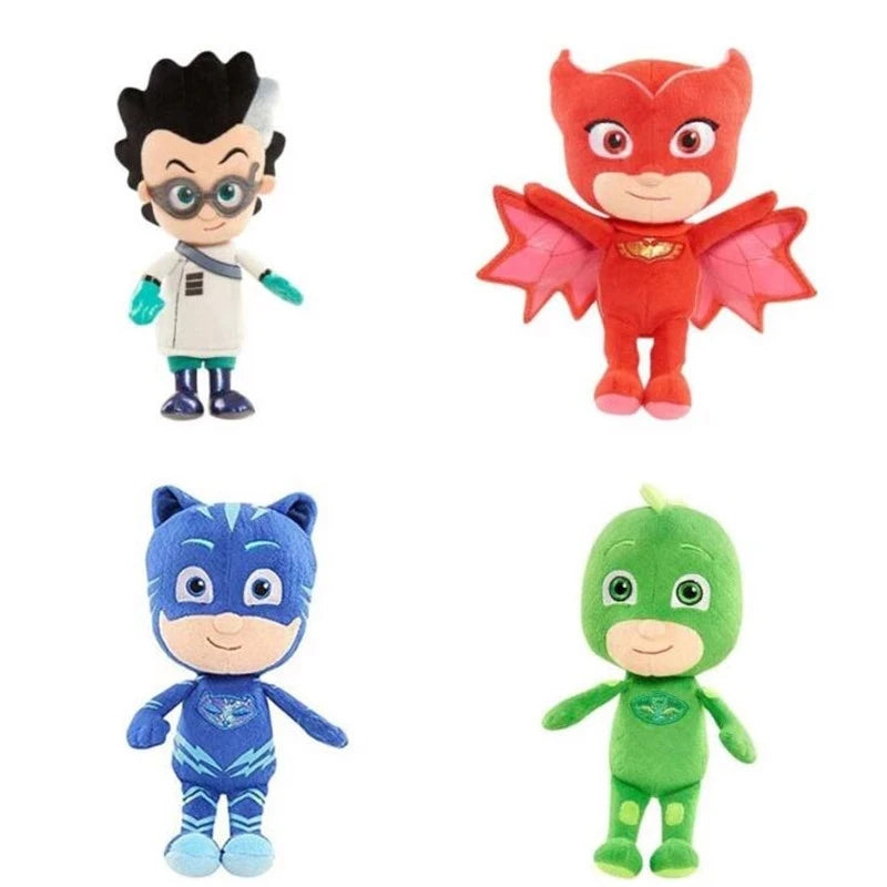 4 PCS/Set PJ Maskeleri Peluş Oyuncaklar - Anime figürü Karikatür Dolgulu Bebekler - Çocuk Hediyeleri için İdeal - Kıbrıs