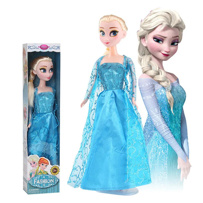 🔵 High Quality Boneca 30cm Elsa Doll Girls Toys Fever 2 Princess Anna And Elsa Dolls Clothes For Dolls Children