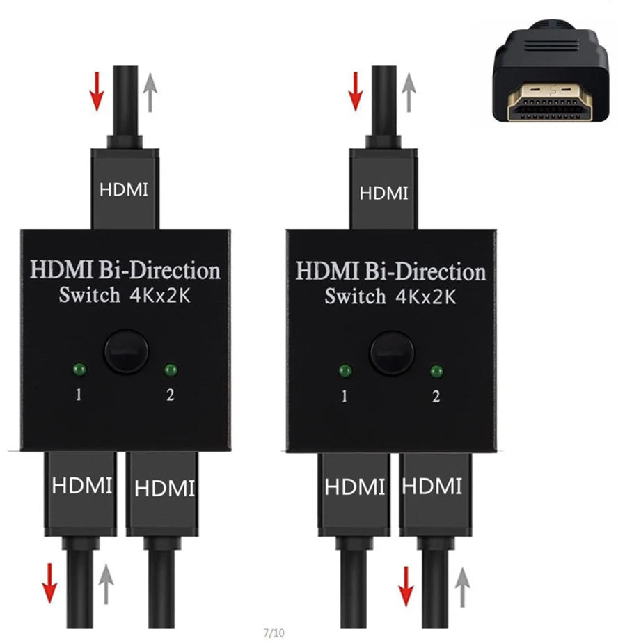 Grwibeou 4K 3x1 HDMI Switcher Adapter για τυχερά παιχνίδια και πολυμέσων - Κύπρος