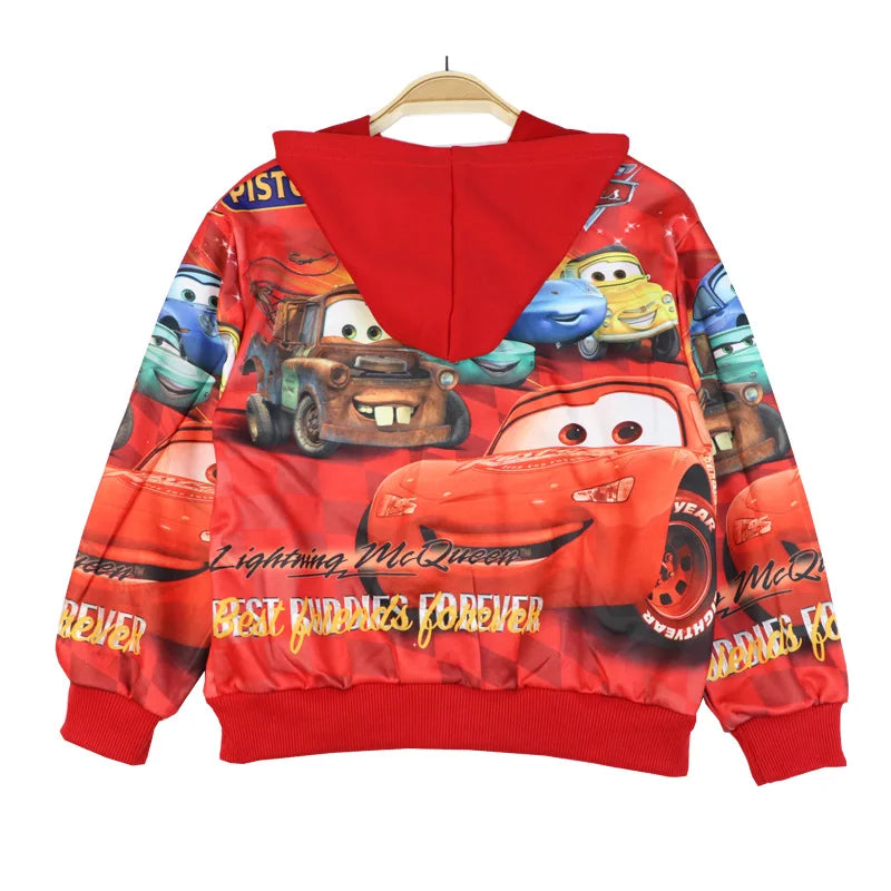 Lightning McQueen Hooded Ceket Çocuklar İçin - Kıbrıs