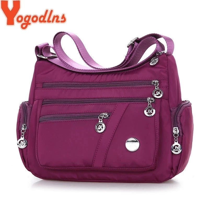 Yogodlns Waterproof Large Capacity Crossbody Bag for Women