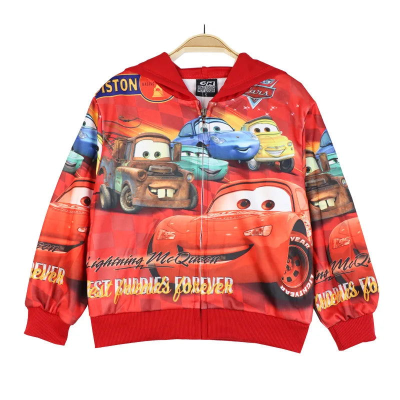 Lightning McQueen Hooded Ceket Çocuklar İçin - Kıbrıs