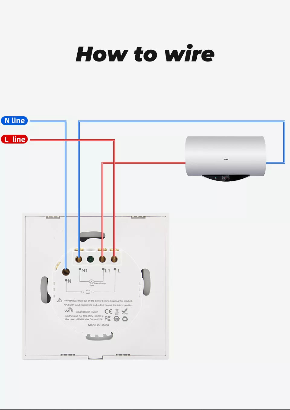 Smart Wi -Fi -коммутатор дистанционного управления, голос таймер | Кипр –  InterCyprus