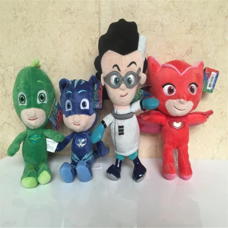 4 Pcs/Set PJ Masks Plush Toys - Anime Figure Cartoon Stuffed Dolls - Ideal for Children's Gifts - Cyprus