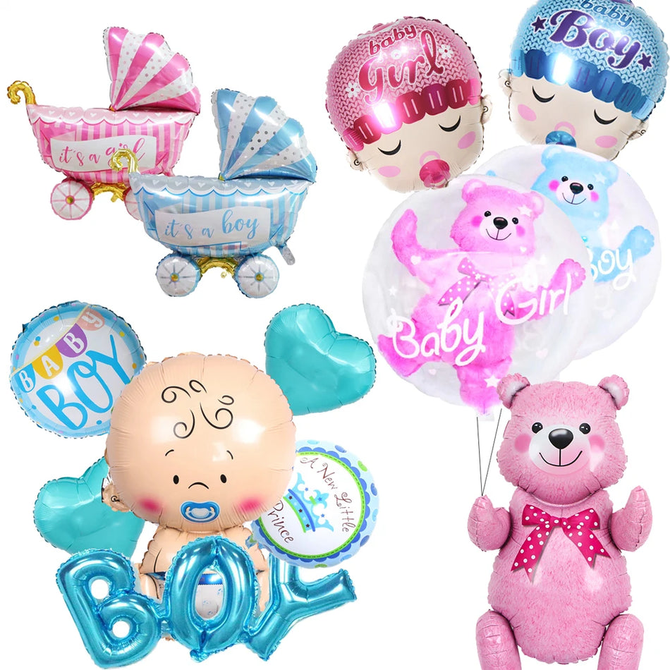 4D Bear Helium Balloons for Kids Birthday Parties - Cyprus