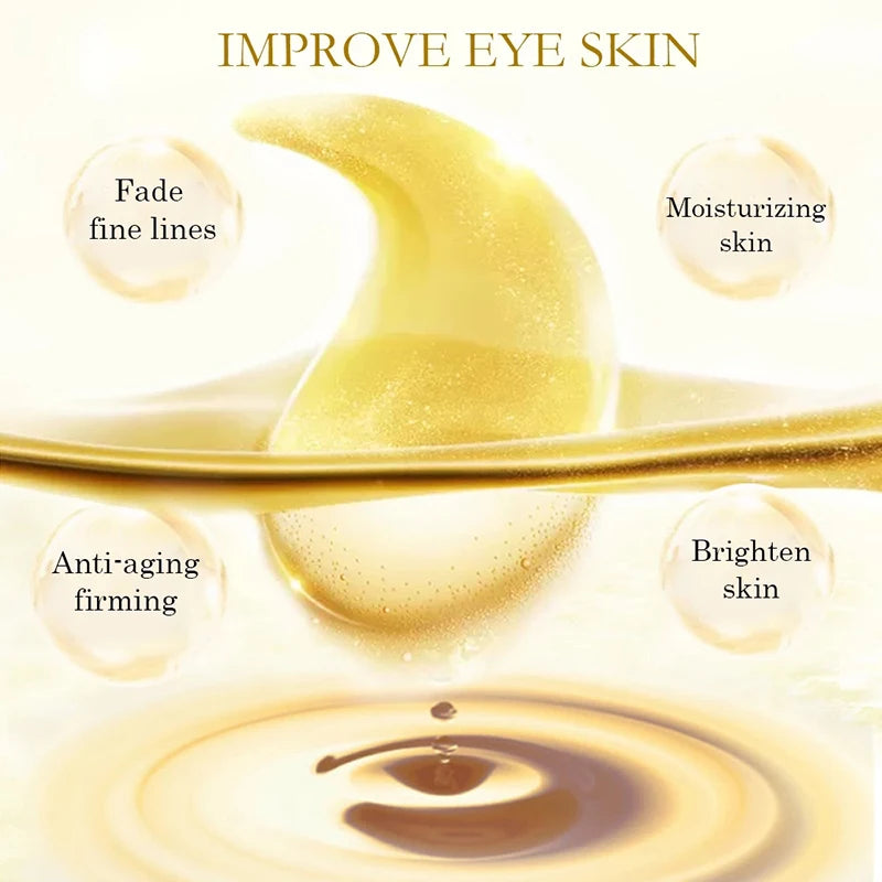 SERSANLOVE Gold Collagen Eye Patches for Dark Circles and Anti-Aging - Cyprus