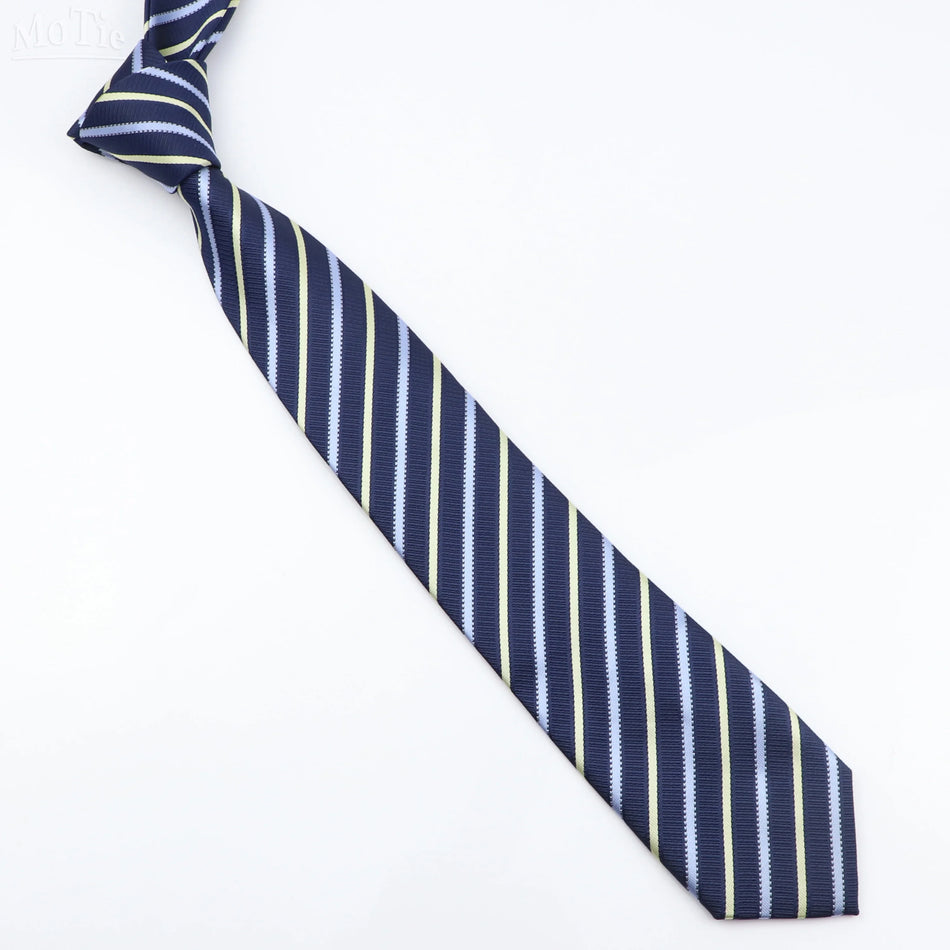 Classic Striped Necktie for Men - Perfect for Weddings and Formal Events - Cyprus