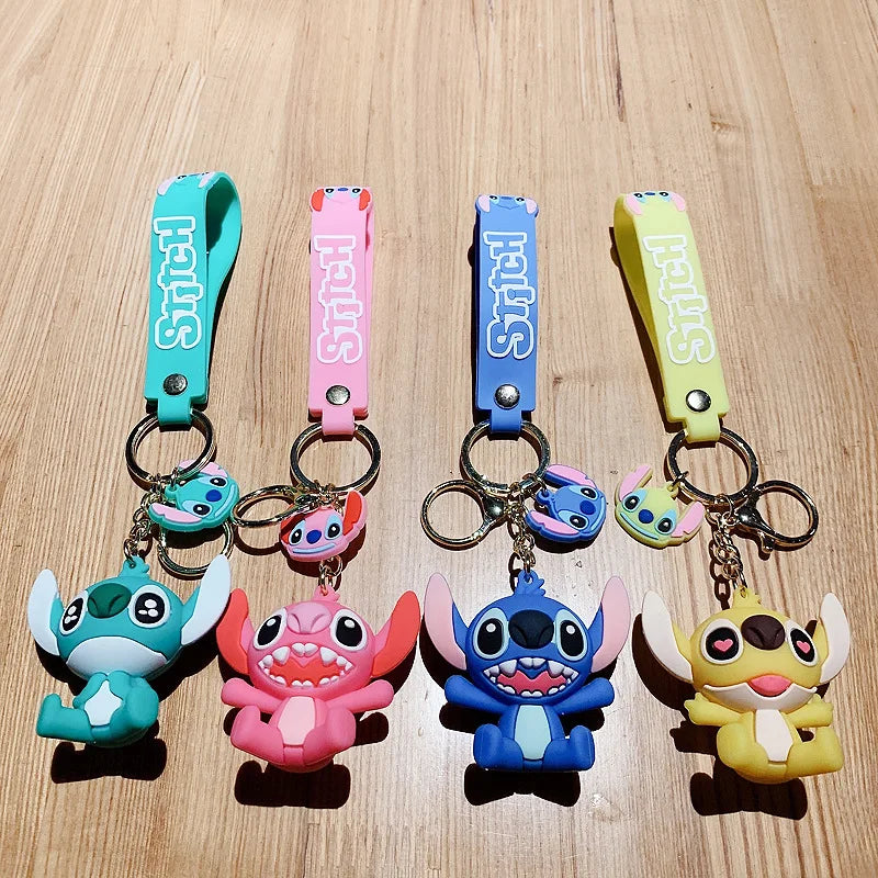 Минисо  Lilo & Stitch Kawaii Keychains - милые аниме -персонажи для девочек - идеальные рождественские подарки - Кипр