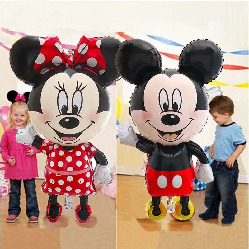 🔵 Disney Dev Mickey Minnie Mouse Cartoon Folon Folon Balon Bebek Duş ve Doğum Günü Partisi Dekorasyonları - Kıbrıs