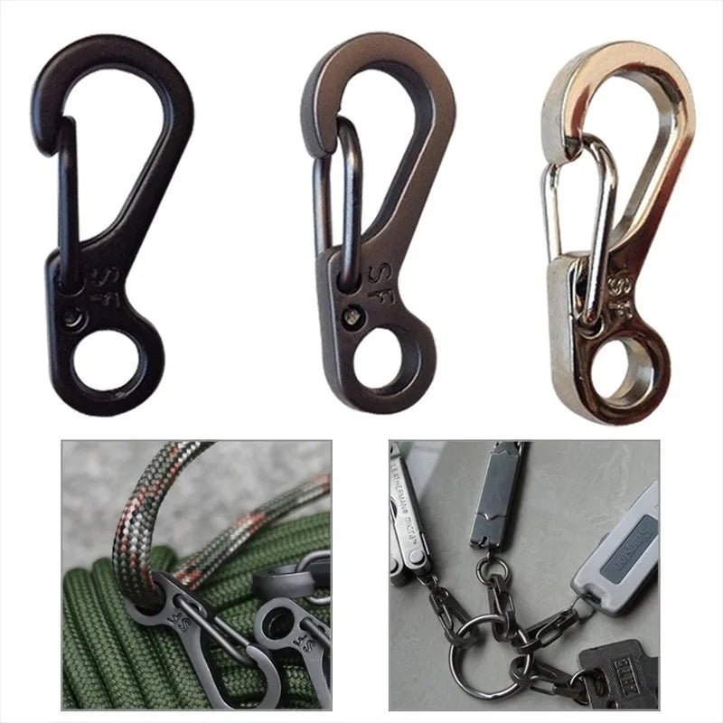 Überlebensausrüstung Mini Carabiner - 12 -Set von 12