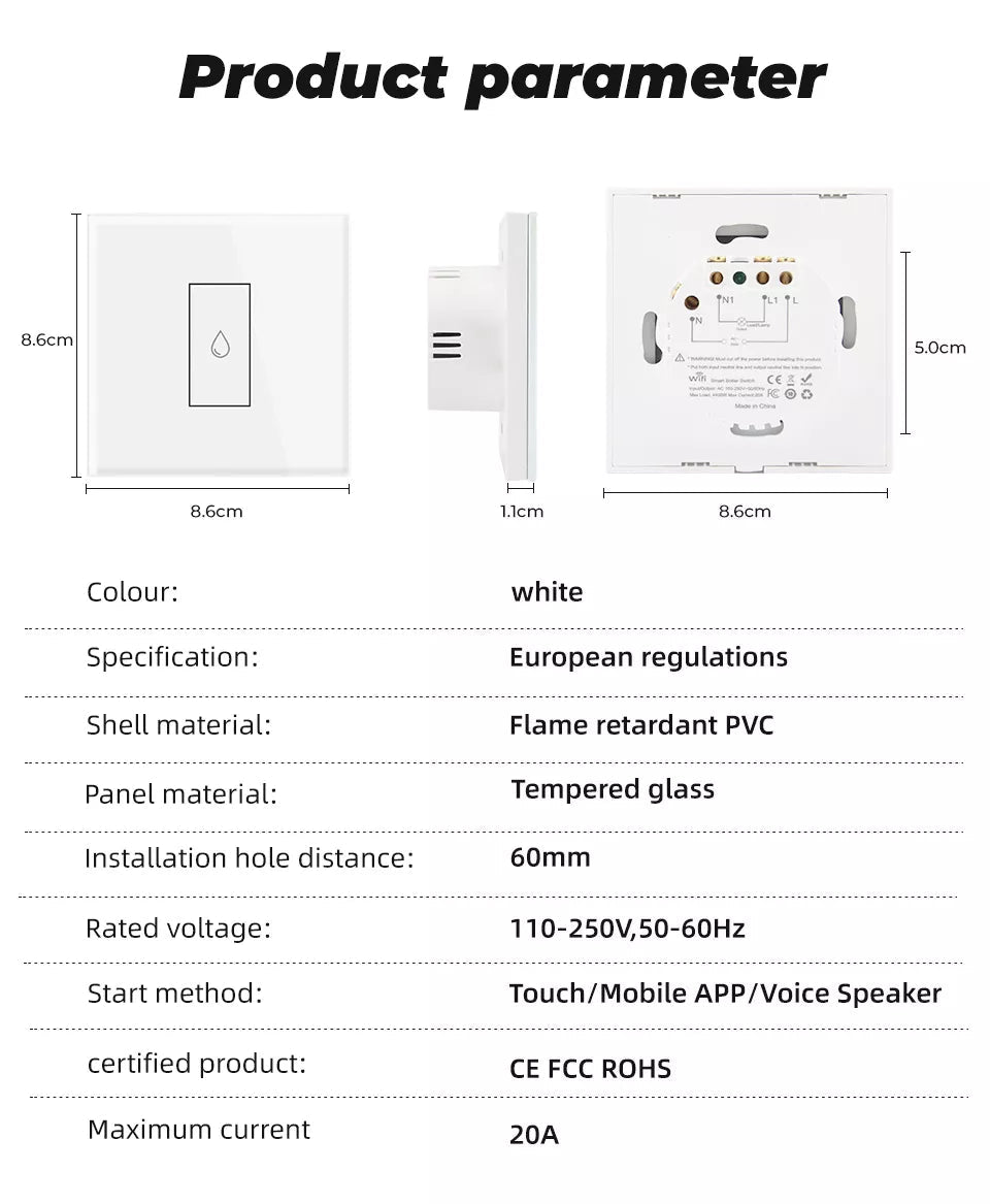 Smart Wi -Fi -коммутатор дистанционного управления, голос таймер | Кипр –  InterCyprus