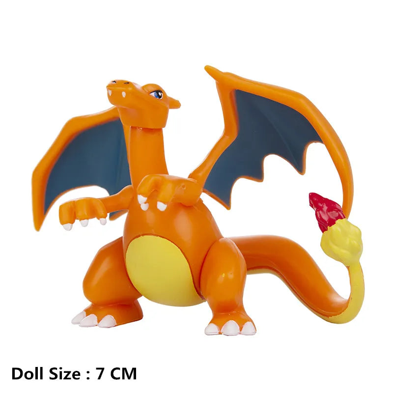 Takara Tomy Pokémon Figures d'action Set - Charizard, Pikachu & Mewtwo (3-9 cm)