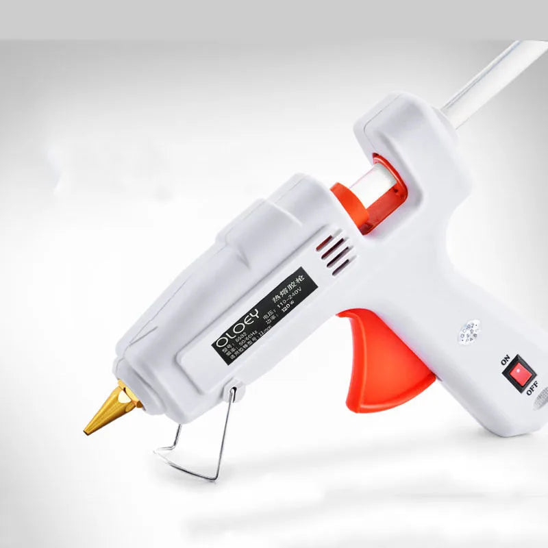 Oloey 40W -150 Hot Melt Glue Gun με βιομηχανικό ραβδί κόλλα - Mini Electric Heat Exchanger