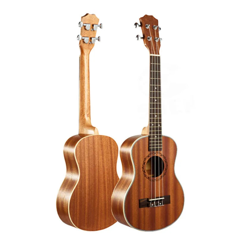 Eclectric ukulele SevenAngel 23 "με τριαντάφυλλο τριαντάφυλλο