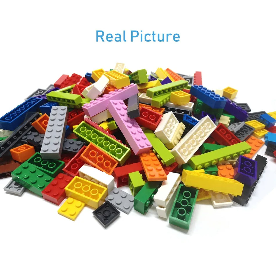 50PCS Thick 1x4 DIY Building Blocks Figures Bricks Dots Educational Creative Size Compatible With Brand Toys for Children 3010