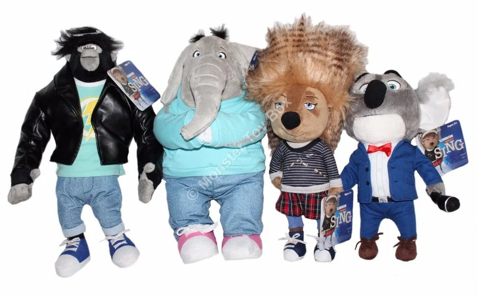 Deluxe chantez en peluche: Johnny, Meena & Buster