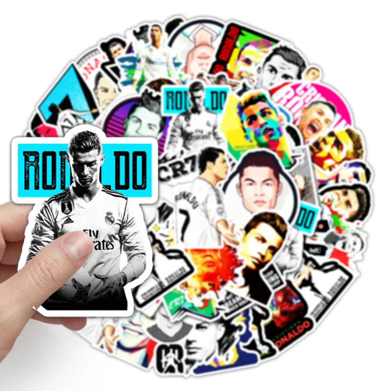 Ronaldo Waterproof Skateboard & Luggage Stickers - Cyprus