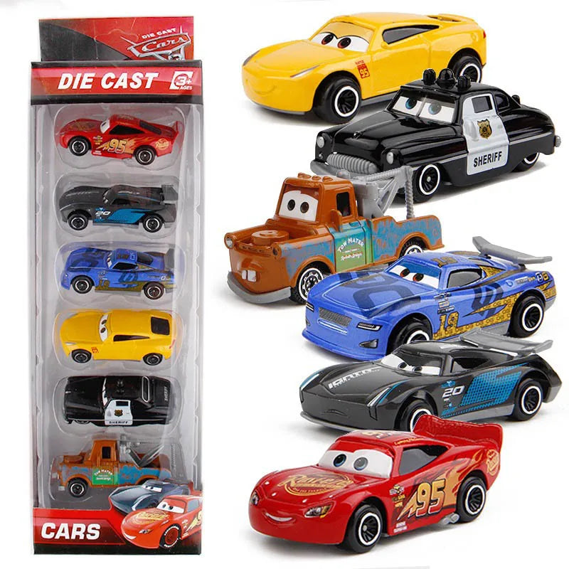 Disney Pixar Cars 3 Druckguss-Metallautoset - Lightning McQueen & Freunde (6-7 Stück) 